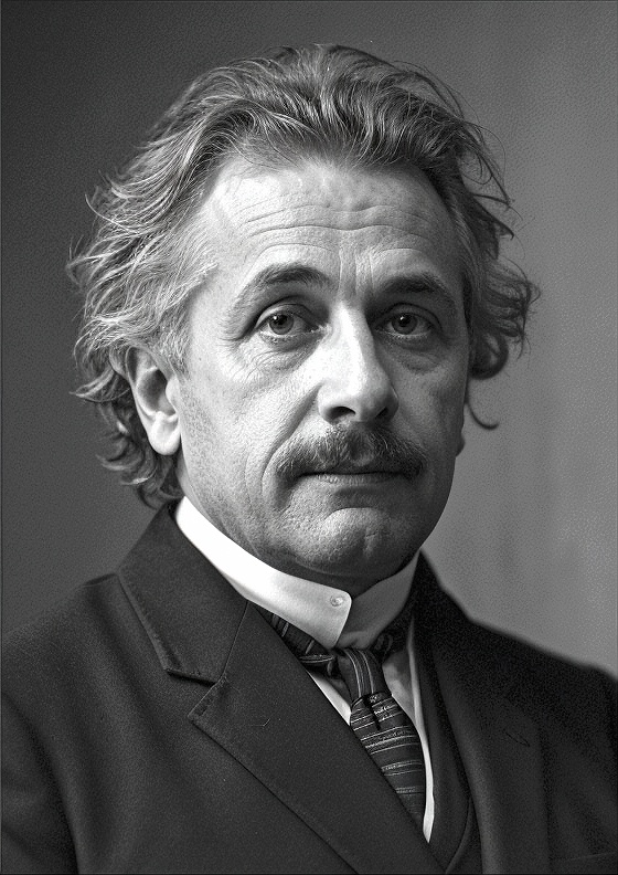 愛因斯坦Albert_Einstein_Nobel，1921年愛因斯坦獲得諾貝爾物理學獎之後的肖像